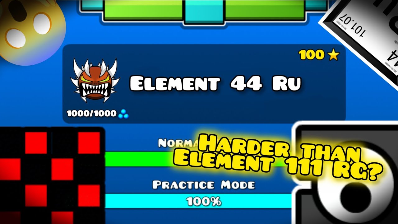 HARDER THAN ELEMENT 111 RG? ELEMENT 44 RU (Element Series 5) BY: Frickerothy