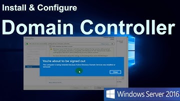 Install and configure Domain Controller (ADDS) in server 2016 || Bangla