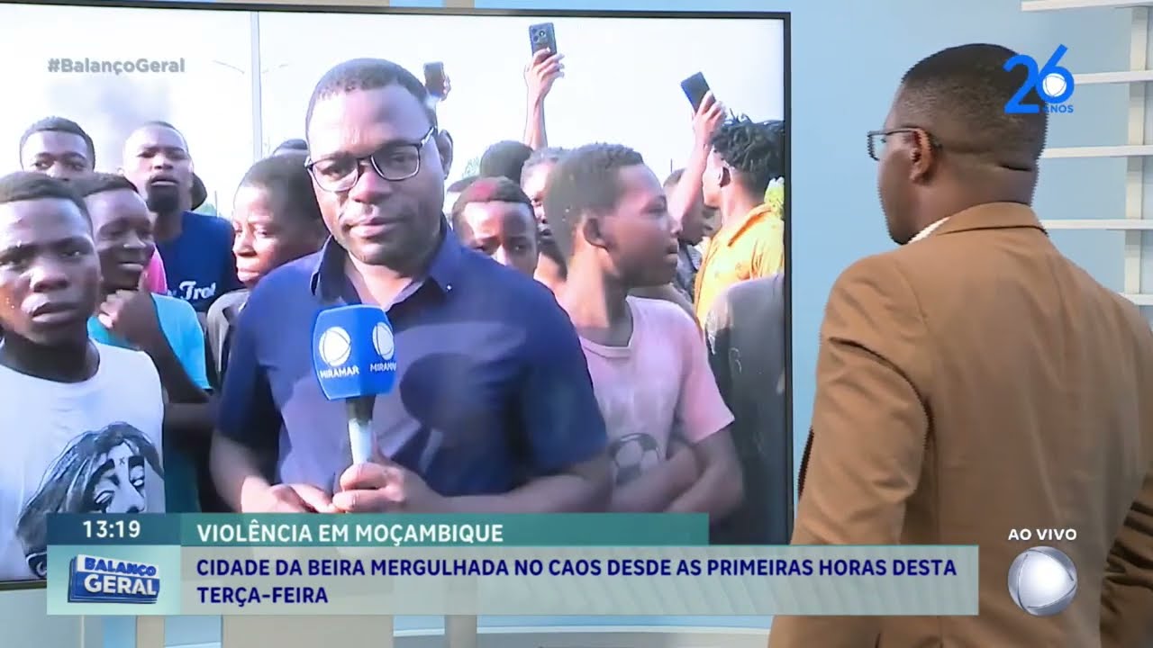 #BalançoGeral | Violência em Moçambique: Beira mergulhada no caos as primeiras horas desta Terça