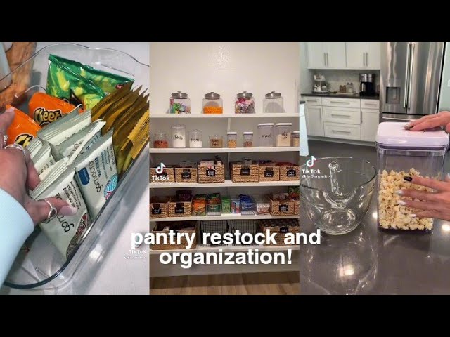 pantry restock and organization tiktoks!🧺🍓 | Bliss of TikTok Compilations class=