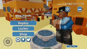 a game of ROBLOX ARSENAL but with a twist