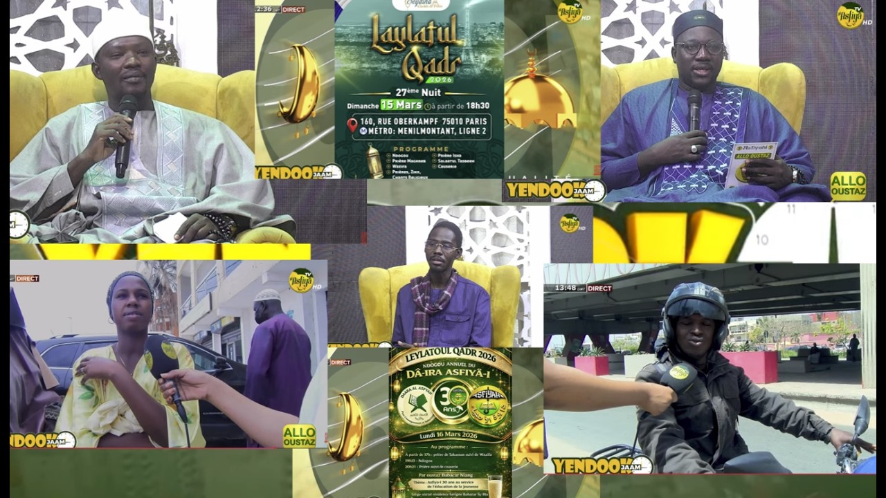 DIRECT-YENDOOK JAAM DU 11/03/26 PAR GALLO DAOUDA SALL