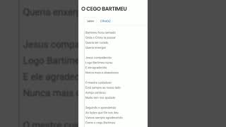 Música &quot;O Cego Bartimeu&quot; - Maria Ivone