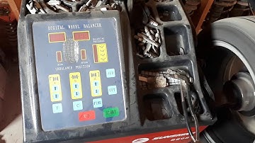 Tire balancer error code