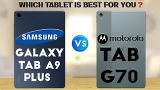 Samsung Galaxy Tab A9 Plus vs Motorola Tab G70 : Which Tablet is Best❓😱