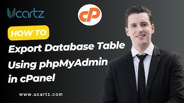 How to Export a Database Table Using phpMyAdmin in cPanel