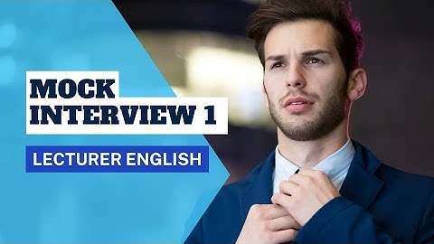 Mock Interview Lecturer English | Literature English Interview Questions | SS English Mock Interview