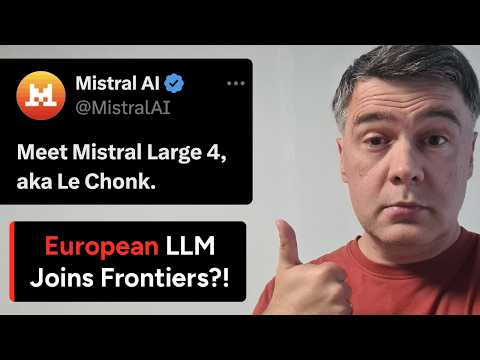 Video thumbnail: I Tested NEW Mistral Large 4 on Coding: That Was Unexpected
