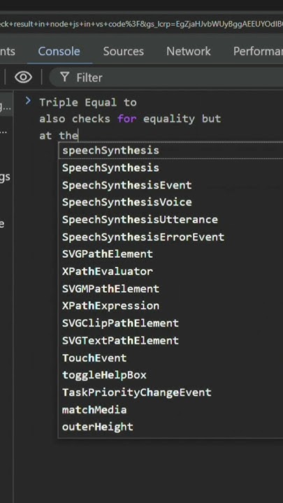 Javascript operands | Values and Data type Equality test in JavaScript ...