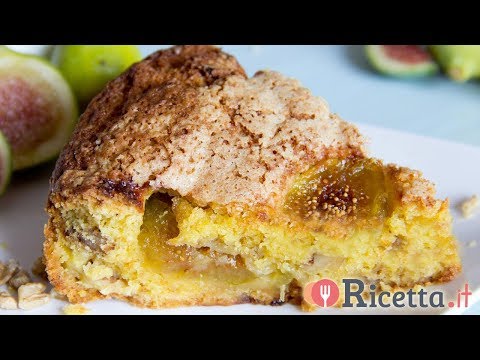 Torta di fichi e noci - Ricetta.it