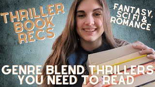 mystery\/thrillers to read if you like fantasy, romance \& scifi | hybid thriller book recs | booktube