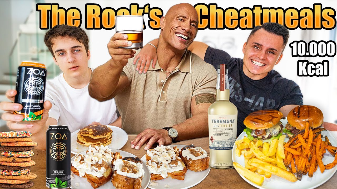 WIR probieren THE ROCK's CHEATDAY Meals *über 10.000 Kalorien* 2022 Edition