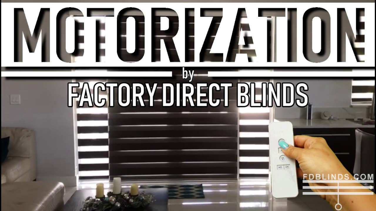 Blinds Motorization Automation by Factory Direct Blinds YouTube