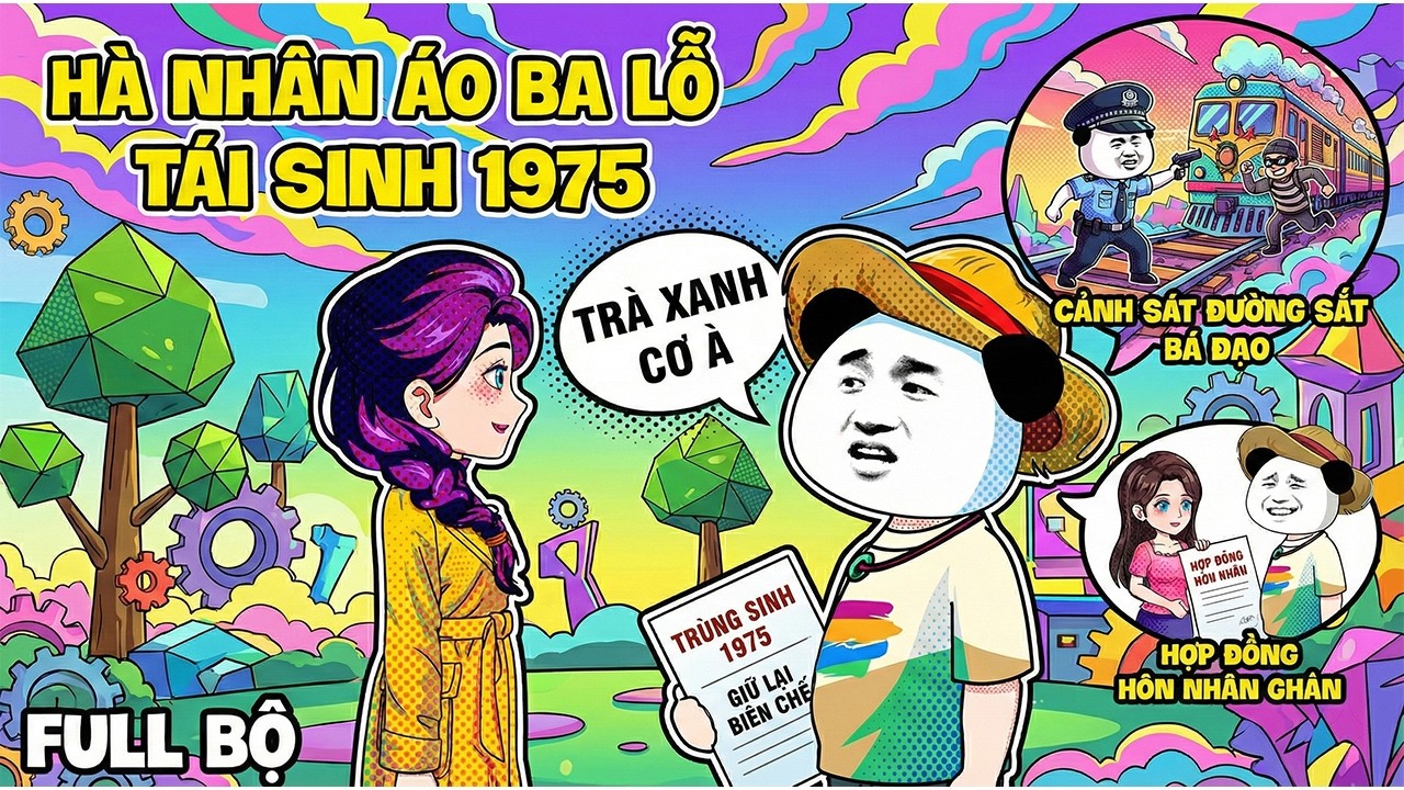 《Full Bộ》Hà Nhân Áo Ba Lỗ Tái Sinh 1975 | Hoạt Hình Hà Nhân