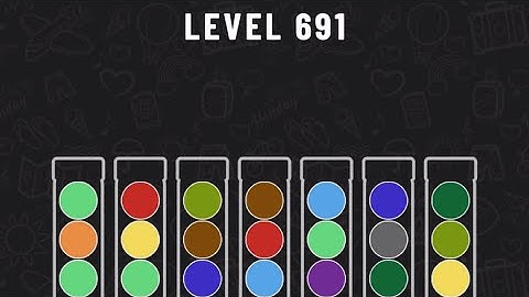 Ball Sort Puzzle Level 691 #ballsortpuzzle #ballsortpuzzlegameplay #puzzlegame #mobilegames