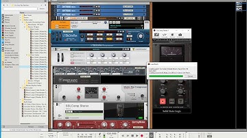 Reason 11 Master Buss Compressor VS Waves SSL Master Buss Compressor
