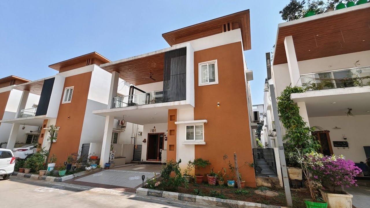 Furnished Gated community 3 BHK duplex villa for sale near Kukatpally Hyderabad Elip Property