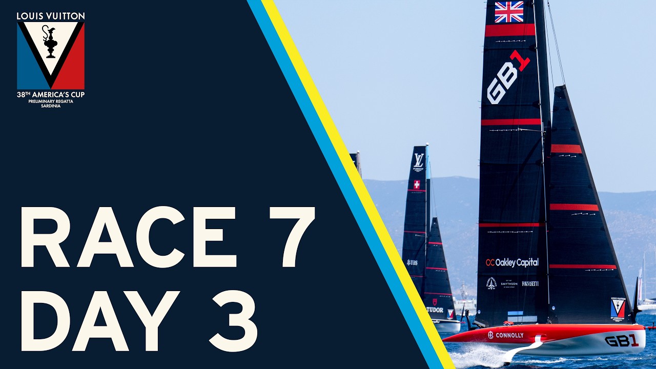 ⁣Race Comeback! | RACE 7 IN FULL | Louis Vuitton 38th America’s Cup Preliminary Regatta Sardinia