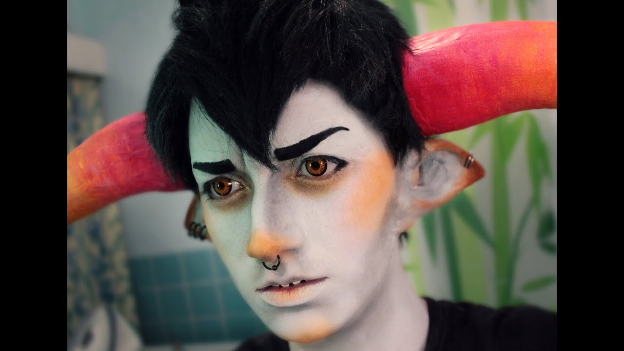 Tavros Cosplay Tutorial Makeup And All YouTube