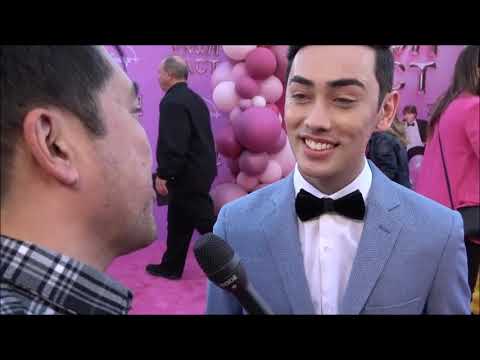 Jason Sakaki Carpet Interview at Disney Channel's Prom Pact