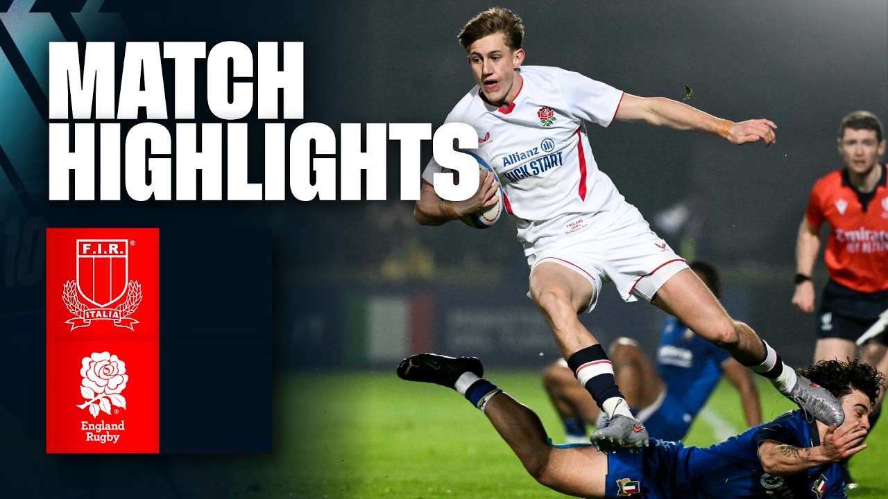 England U20s v Italy highlights | 2026 U20 Six Nations