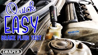 How To Check Your Brake Fluid. Review And Demo Of A Brake Fluid Tester From Draper Tools
