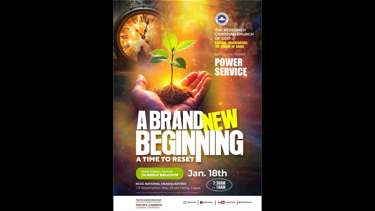 SUNDAY SERVICE || FRESH START|| A BRAND NEW BEGINNING