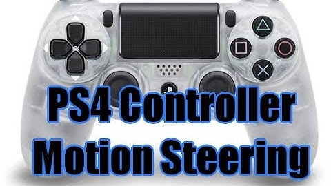 How to use PS4 controller as Steering Wheel with Steam Project Cars Dualshock 4