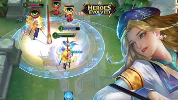 Heroes Evolved : Jeanne (Perfect Prefect) Skin Gameplay