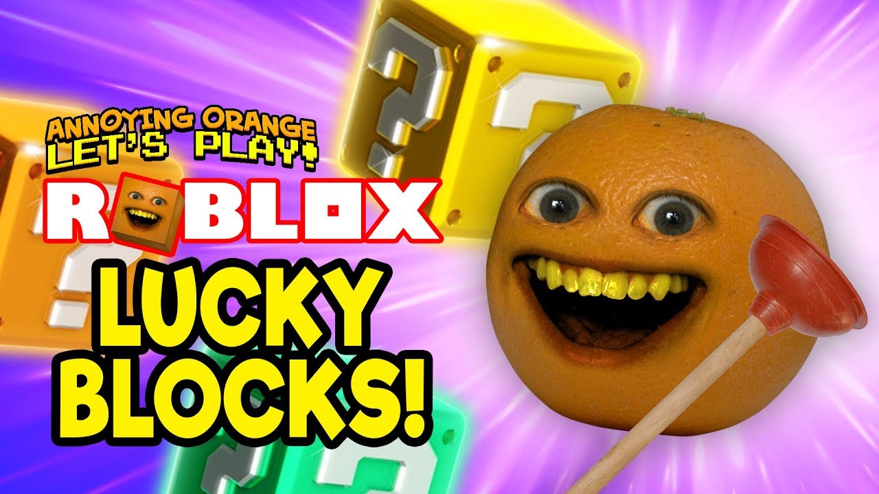 Roblox Lucky Blocks Annoying Orange Plays Youtube - project dank annoying orange roblox