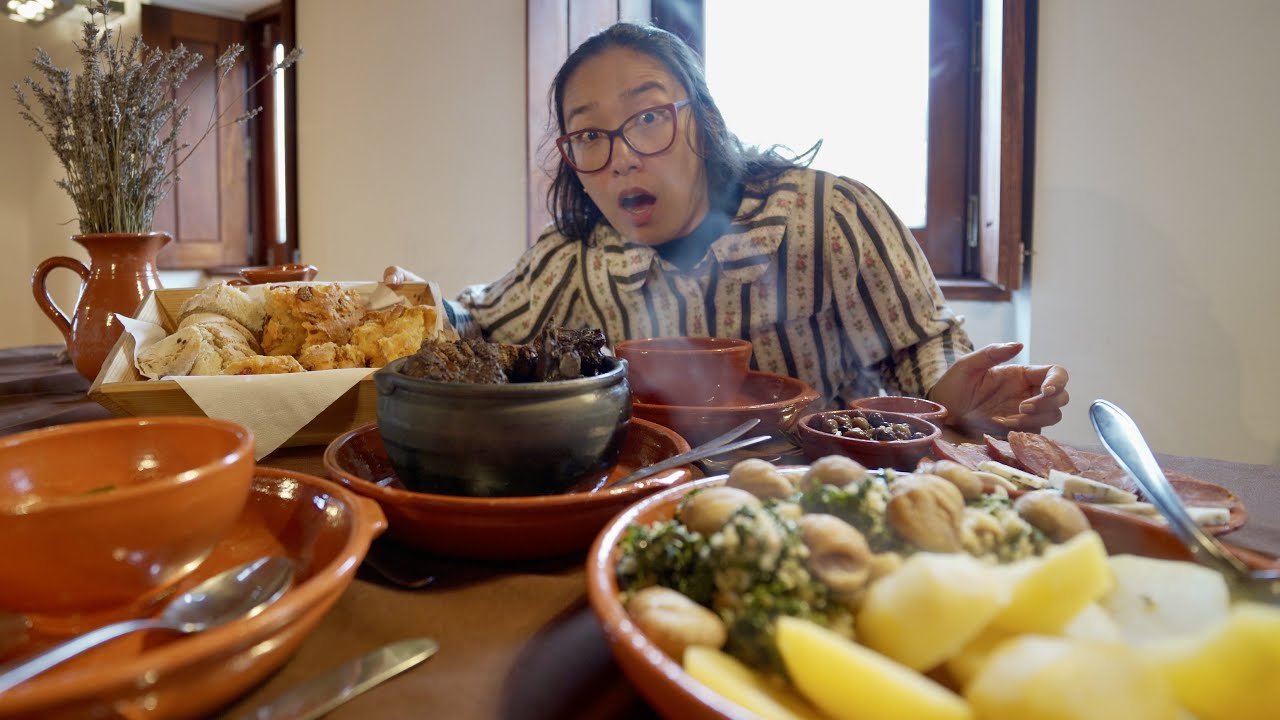 Comemos como ANTIGAMENTE numa ALDEIA de XISTO