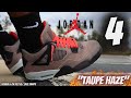 jordan 4 taupe haze laces