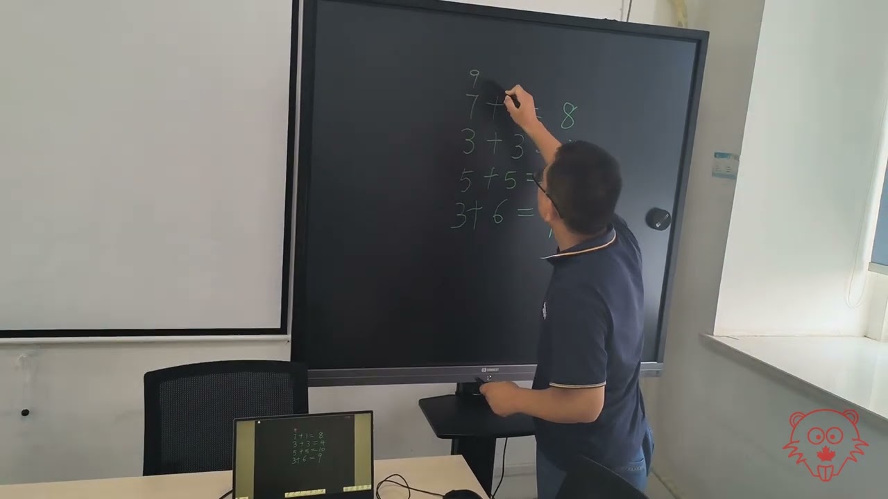 60"/ 65" LCD Writing Board -: High Contrast Writing :- BeaverPad Canada