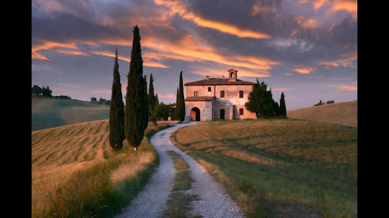 Tuscany 4K – Peaceful Italian Countryside & Sunrise Nature