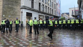 Football Ultras CLASH In Glasgow City Centre Causing CHAOS To Shoppers
