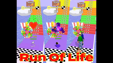 Run Of Life Level:(186-188) Gameplay Walk through All Levels.