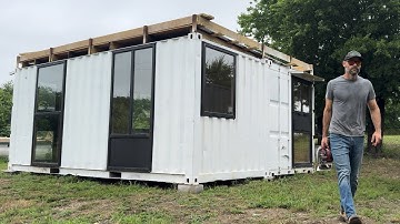 Connecting Two Shipping Containers Together (Solo Cabin)