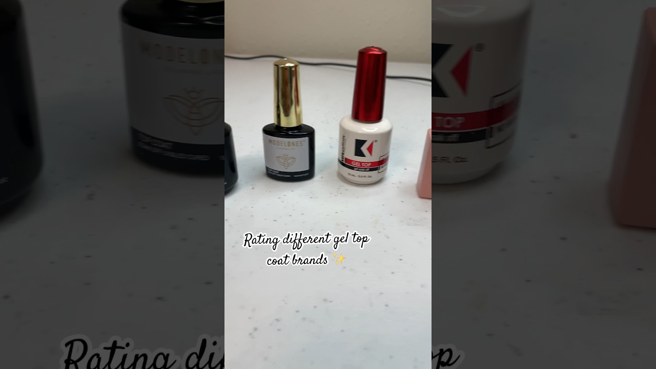 rating different gel top coat brands ✨