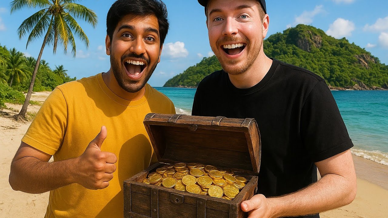 “खजाना ढूँढने का मज़ेदार चैलेंज! कौन पाएगा सबसे बड़ा इनाम? 🏝💎”