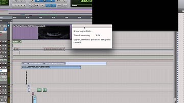 Bouncing to a final video in Pro Tools