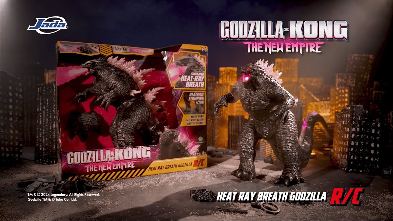 Godzilla x Kong: The New Empire Motorized Godzilla from Jada Toys