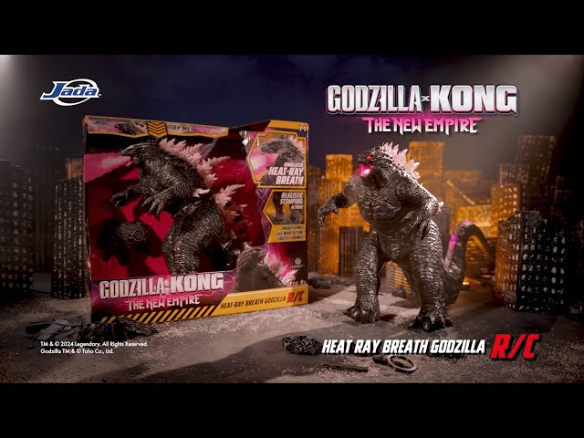 Godzilla x Kong: The New Empire  Heat Ray Breath Godzilla R/C by Jada Toys  