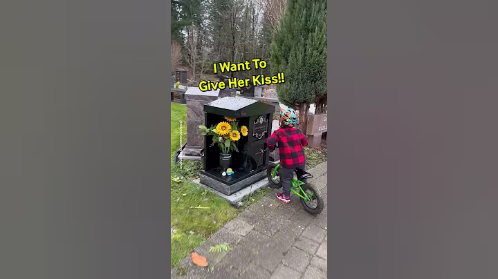 Little Boy Visits His Mom's Grave 😭