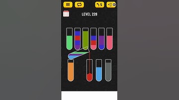 water sort puzzle level 228
