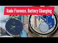 How To Replace or Change a Rado Florence Watch Battery | Watch Repair Channel