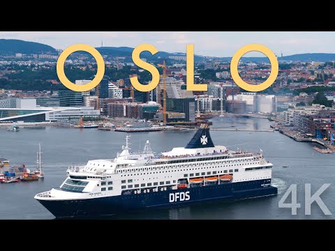 Oslo 4K Drone Footage | Ultra HD Bird&39;s Eye View Cinematic Ambient Film | Flying Over Norway