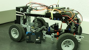 Worlds first lego car (chassis) radio controlled with Micro:Bit