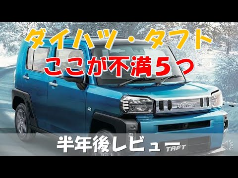 【ダイハツ・タフト】半年後レビュー（不満なとこ５つ）