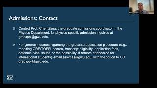 Information Session: Physics (November 2025)