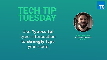 Use Typescript type intersection to strongly type your code | #TechTips